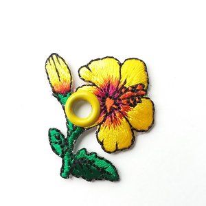 Shoe Charms 3/$18 Hibiscus Flower Roller Skates shoelace charm